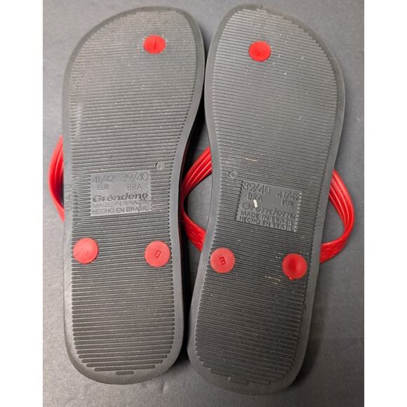 Ipanema Red Flip Flops Sandals WOMENS 10.5 Summer Casual Beach Cruise Comfy Swim - Picture 6 of 6